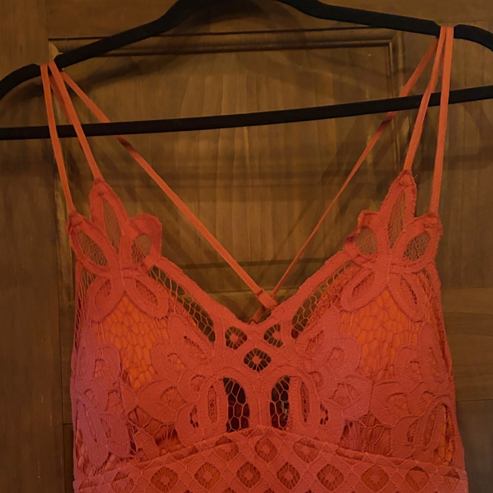 Baltic Born Coral Lace Maxi Dress - Picture 2 of 8